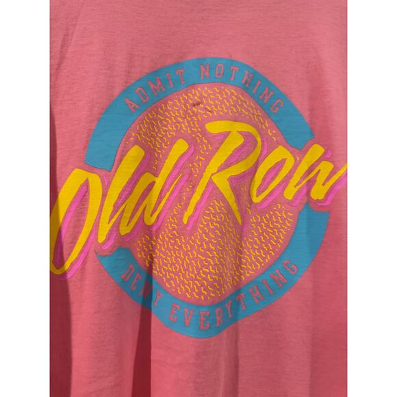 Old Row Graphic  Pink Tee Medium - Picture 4 of 4
